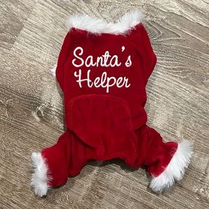 Santa’s Helper Dog Suit